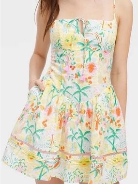 NWT Roller Rabbit for Target size L summer dress